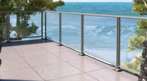 Xelios
Garde-corps axé vitrage butant sous-main courante